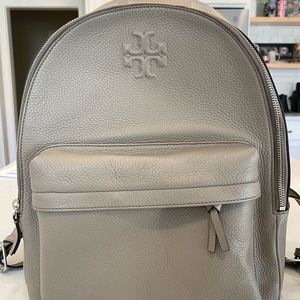 tory burch grey backpack